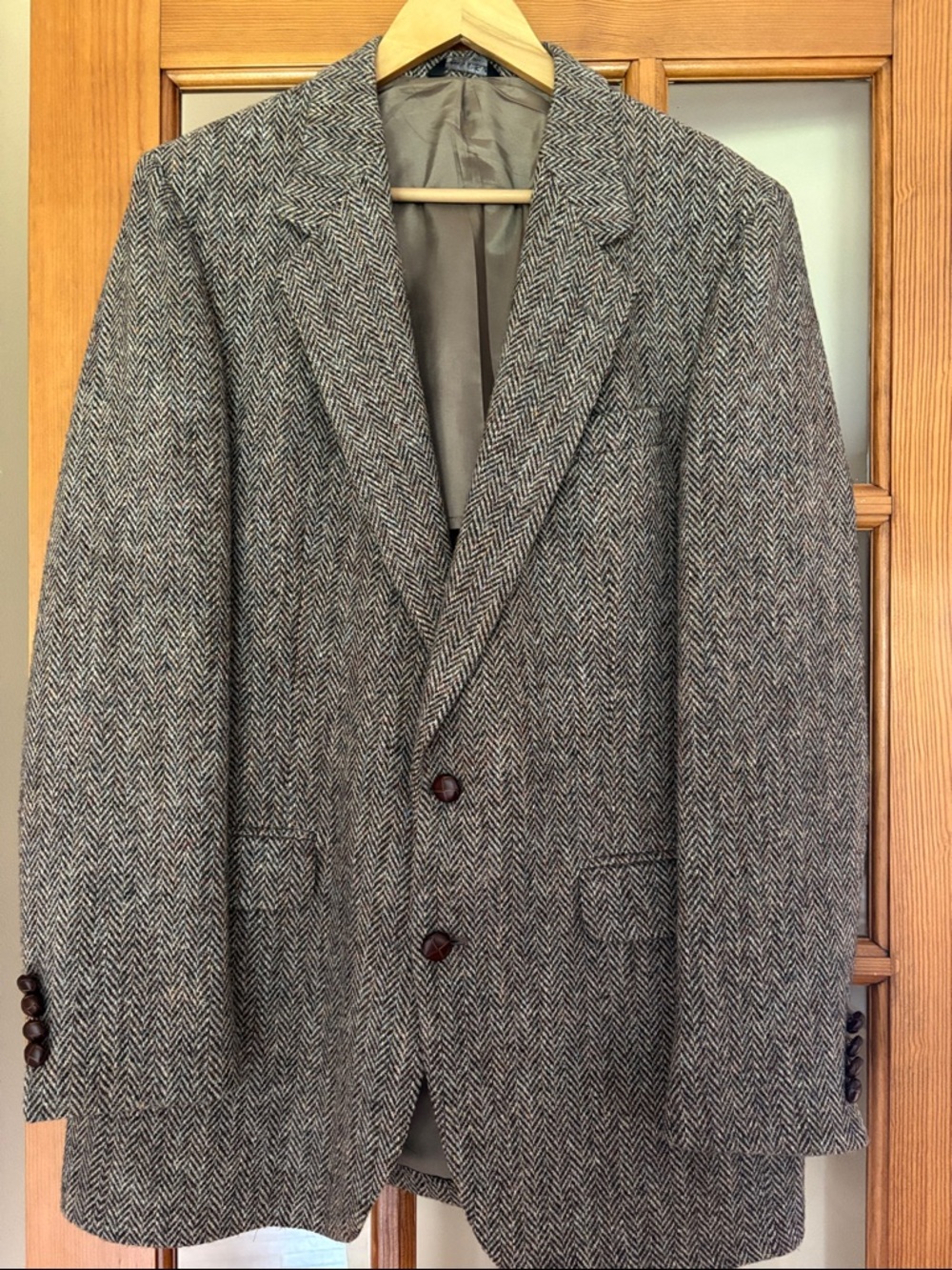 Vintage Harris Tweed Coat Tails 100% Wool Luxury Blazer